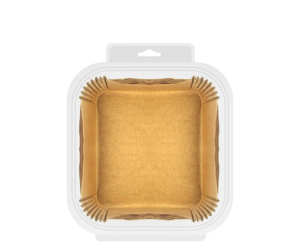 Square Silicone Baking Paper For Hassle-Free Cooking Non-Stick Paper Parchment Air Fryer Basket Liners